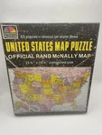 Vintage Selchow & Righter United States Map Puzzle Rand Mcnally 63 Pieces. Fixed Price $14.95.