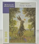 Pomegranate The Kiss Robert Bissell 300 Piece Jigsaw Puzzle Nib Rabbit Art. Fixed Price $19.99.