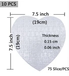 Sublimation Heart Shape Blanks , 20 Pack Jigsaw Puzzles. Fixed Price $20.04.