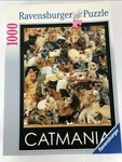 Vintage Catmania Ravensburger 1000 Pc. Jigsaw Puzzle 1997 Kitten #15629. Fixed Price $39.99.