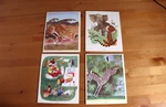 Set Of 4 Vintage Playskool Wooden Animal Puzzles Golden Press 80 Series. Fixed Price $35.00.