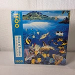 Springbok "ocean Of Paradise" 1500 Piece Jigsaw Puzzle Hokule'a Voyaging Canoe. Fixed Price $14.24.