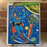 Vintage Superman 1966 Whitman Frame-tray Puzzle Dc Comics M4542-2. Fixed Price $15.99.