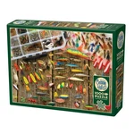 Outset - Media: Cobble Hill Fishing LURES1000 Piece Puzzle. Fixed Price $13.00.