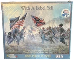 With Rebel Yell Mort Kunstler White Mountain Civil War 1000 Piece Puzzle -new!. Fixed Price $29.99.