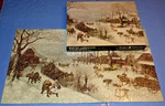 Springbok Winter Landscape Valckenborch Art Jigsaw Puzzle Red Back Assembled. Fixed Price $40.00.