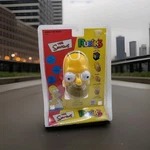 The Simpsons Homer Rubik's Cube Brand New - Sealed Milton Bradley 2002. Fixed Price $29.99.