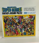 Vintage 1983, 1988 Marvel Super Heroes Fantasy 300-PIECE Jigsaw Puzzle Golden. Fixed Price $65.00.