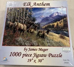 Sunsout Puzzle Elk Anthem 1000 Pieces James Megar 2004 Complete. Fixed Price $13.00.