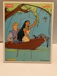 Vtg Playskool Pocahontas & Capt John Smith Wooden Puzzle Disney 10 Pieces. Fixed Price $19.99.