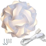 Lightingsky Diy Iq Jigsaw Puzzle Lamp Shade Ceiling Pendant L-12 Inch, White. Fixed Price $29.99.
