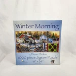 Sunsout "winter Morning" By Diane Phalen 1000 Pc Jigsaw Puzzle 16 X 34 #14652. Fixed Price $17.99.