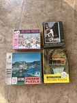 4 Vintage Puzzles Lot Guild Tuco Milton Bradley Hart. Fixed Price $19.99.