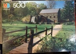 Milton Bradley 500 Piece Puzzles Wayside Mill South Sudbury, MASS1988 New Sealed. Fixed Price $15.99.
