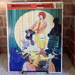 Vintage Ronald Mcdonald, Mcdonald's, Frame Tray Puzzle, Golden Books, 1984. Fixed Price $18.99.