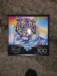 Buffalo Games Vivid Collection "tiger Stripes 300 Piece Puzzle Complete. Fixed Price $16.45.