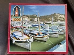 Hasbro Big Ben Jigsaw Puzzle - Old Port Calanques France 1000 Pieces Sealed. Fixed Price $17.99.