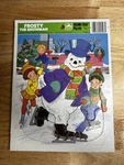 Vintage Frosty The Snowman Golden Frame Tray Puzzle 4597B-3. Fixed Price $8.00.
