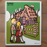 Vtg Playskool Hanzel & Gretel Wooden Tray Puzzle 290-07 11PC Usa Made Fairy Tale. Fixed Price $10.94.