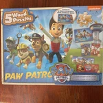 Nickelodeon Paw Patrol 5 In Wooden Storage Box Jigsaw Setnew. Fixed Price $15.00.