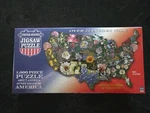 New! Sealed! Tdc America Shaped Puzzle 1000 Pieces State Flowers. Fixed Price $16.00.