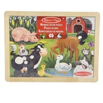 Melissa & Doug Wooden Jigsaw Puzzle On The Farm Ages 3+ New Sealed 12 Pieces. Fixed Price $9.77.