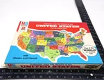 Vintage 1975 Milton Bradley United States World Map Puzzle All Parts Included. Fixed Price $21.55.