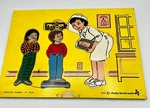 Vintage 1981 Nurse Wooden Puzzle Judy Instructo 11 Pc #J606022. Fixed Price $25.00.