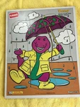 3 Vintage Playskool Wooden Puzzles Barney 101 Dalmatians Sesame Street. Fixed Price $39.99.