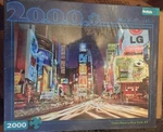 Buffalo Games - York Times Square 2000 Piece Jigsaw Puzzle, New/sealed (T6). Fixed Price $10.00.