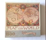 Springbok Map Of The World Vintage 1992 1500 Piece Jigsaw Puzzle New Shrink. Fixed Price $19.95.