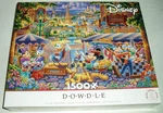 Dowdle Ceaco 1500PC Jigsaw Puzzle Mickey And Friends Painting Paris Nib. Fixed Price $28.99.