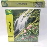Peaceful Waterfall Springbok 2000 PZL4800 Jigsaw Puzzle 1500 Pieces Sealed. Fixed Price $14.99.