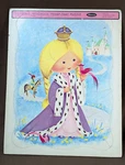 Vintage 1967 Princess No. 4532 Whitman Preschool Inlaid Frame Tray Puzzle. Fixed Price $10.00.
