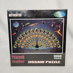 New Sealed Marvelous Monkey Authentic "peacock Feather" 1000 Pc Jigsaw Puzzle. Fixed Price $18.00.