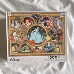 Ceaco Disney Classics 1500 Piece Jigsaw Puzzle Art Multicolor Interlocking. Fixed Price $7.00.