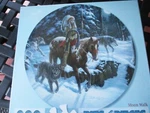 300 Piece Large Format 20" Round Russ Docken Art Puzzle "moon Walk" Bits. Fixed Price $13.95.