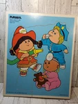 PU2 Vtg Playskool Cabbage Patch Kids What Want To Be Wooden 8PC Puzzle. Fixed Price $9.99.