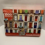 Melissa & Doug 1000 Piece Jigsaw Puzzle Knock Doorways Front Doors. Fixed Price $7.99.