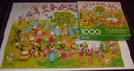 Vintage Twelve Days Of Xmas Springbok Jigsaw Puzzle 1000 Pc Assembled Not Glued. Fixed Price $27.00.
