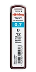 Rotring Tikky Mechanical Pencil Lead 0.7MM B, 12 Count (pack Of 1), Black. Fixed Price $11.99.