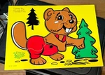 *wow* Connor Toy Wood Puzzle Happy Beaver 7 Pcs 2-5 Years 8421-1 Great Condition. Fixed Price $22.00.