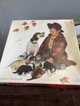 1989 Hoyle Norman Rockwell Pride Of Parenthood 550 Pc Puzzle Puppies Complete. Fixed Price $9.00.