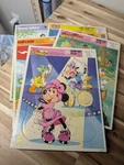 Vintage Frame Puzzle Lot Disney Duck Tales Minnie Mouse Chip & Dale Dalmatians. Fixed Price $19.95.