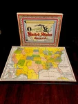 Antique C.1900 Milton Bradley Dissected Outline Puzzle Map - United States. Fixed Price $55.00.
