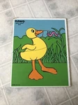 Vintage Playskool 1980'S Duck Wooden Tray Puzzle #186-05. Fixed Price $17.24.