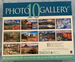Sure-lox Photo Gallery Box Set Of 10 Deluxe Jigsaw Puzzles 5600 Pieces Sealed. Fixed Price $19.99.