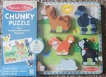 Melissa & Doug Pets Wooden Chunky Puzzle- Dogs, Cats, Kids Learning Toy Gift. Fixed Price $12.99.