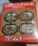 Decoupage Made Easy Courier And Eyes Four Seasons Kit Vintage New. Fixed Price $49.95.