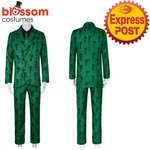 N1285 The Riddler Batman Super Villain Halloween Mens Cosplay Book Week Costume. Fixed Price $47.55.
